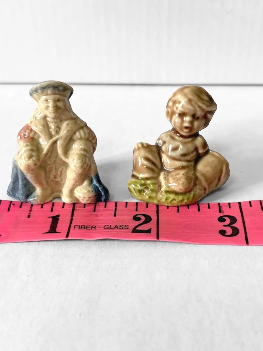 Lot 2 VTG Wade Whimsies Red Rose Tea Old King Cole Jack Nursery Rhymes England